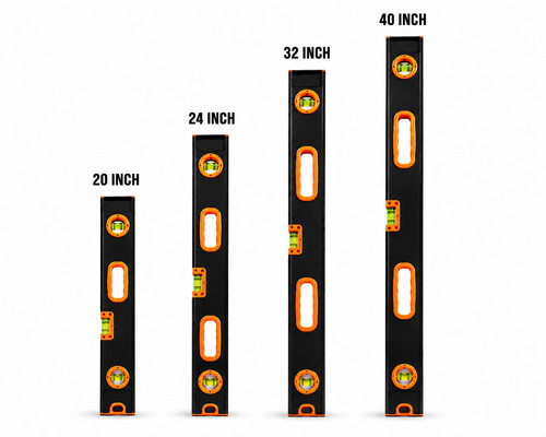 Heavy duty spirit level - duty, 20"